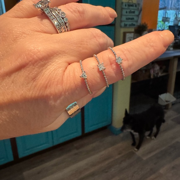 0.1 ct Moissanite ring disco 🪩 time - Picture 1 of 9